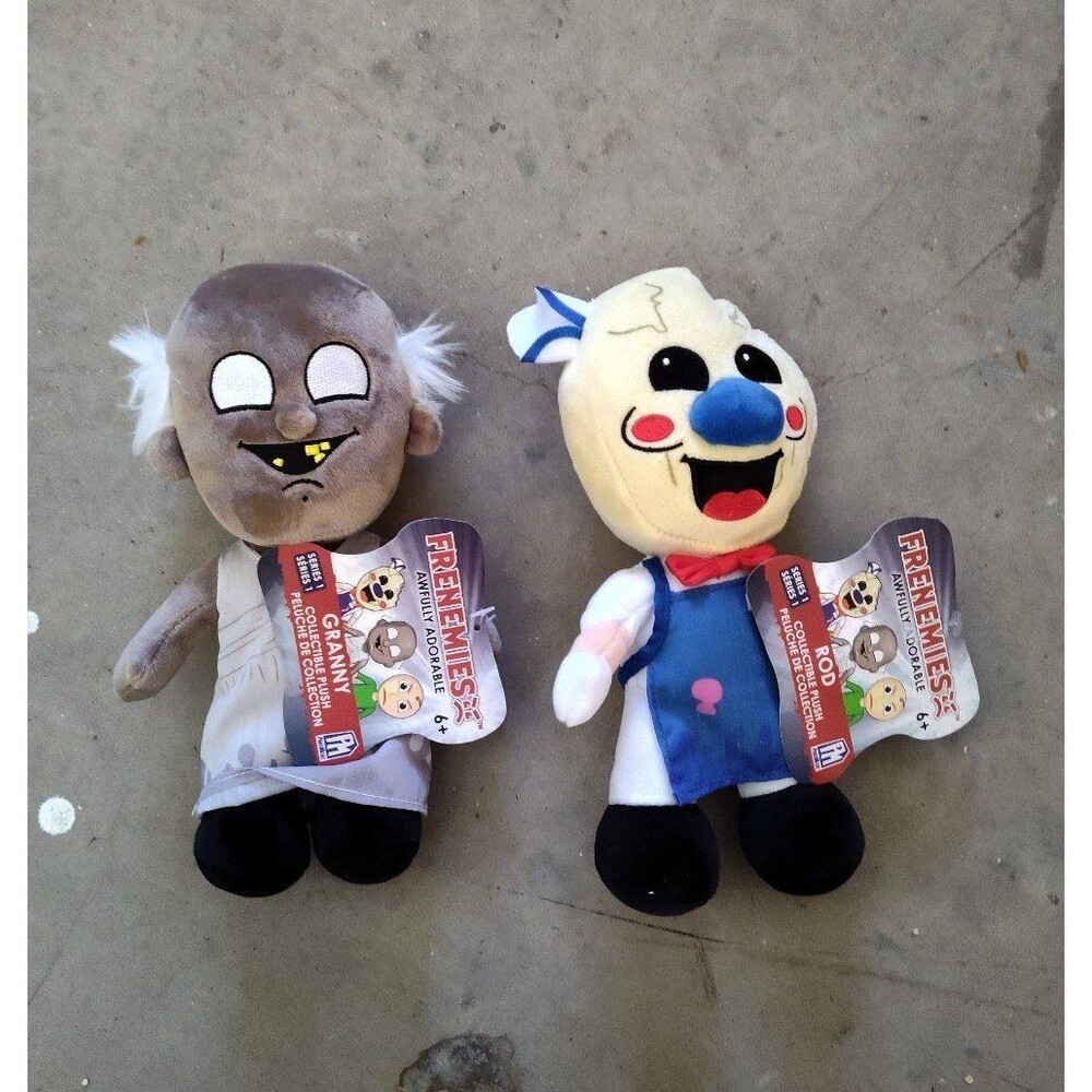 Brand New Frenemies 8" Plush lot of 2 Rod and Granny Series 1